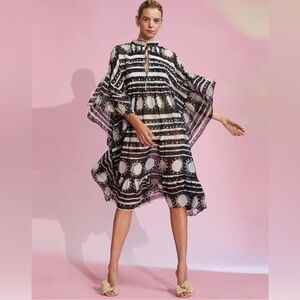 Cynthia Rowley Black and White Asymmetrical Dress